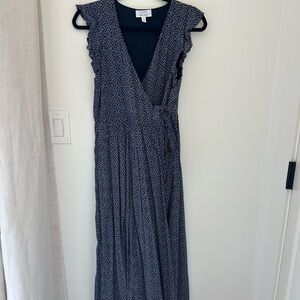 & Other Stories Paris Atelier Navy printed dress